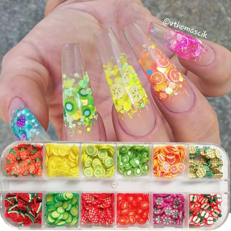 1000pc-240Pc Nail Fruit Slices - Nail Art Valentines Day ulasan dan harga